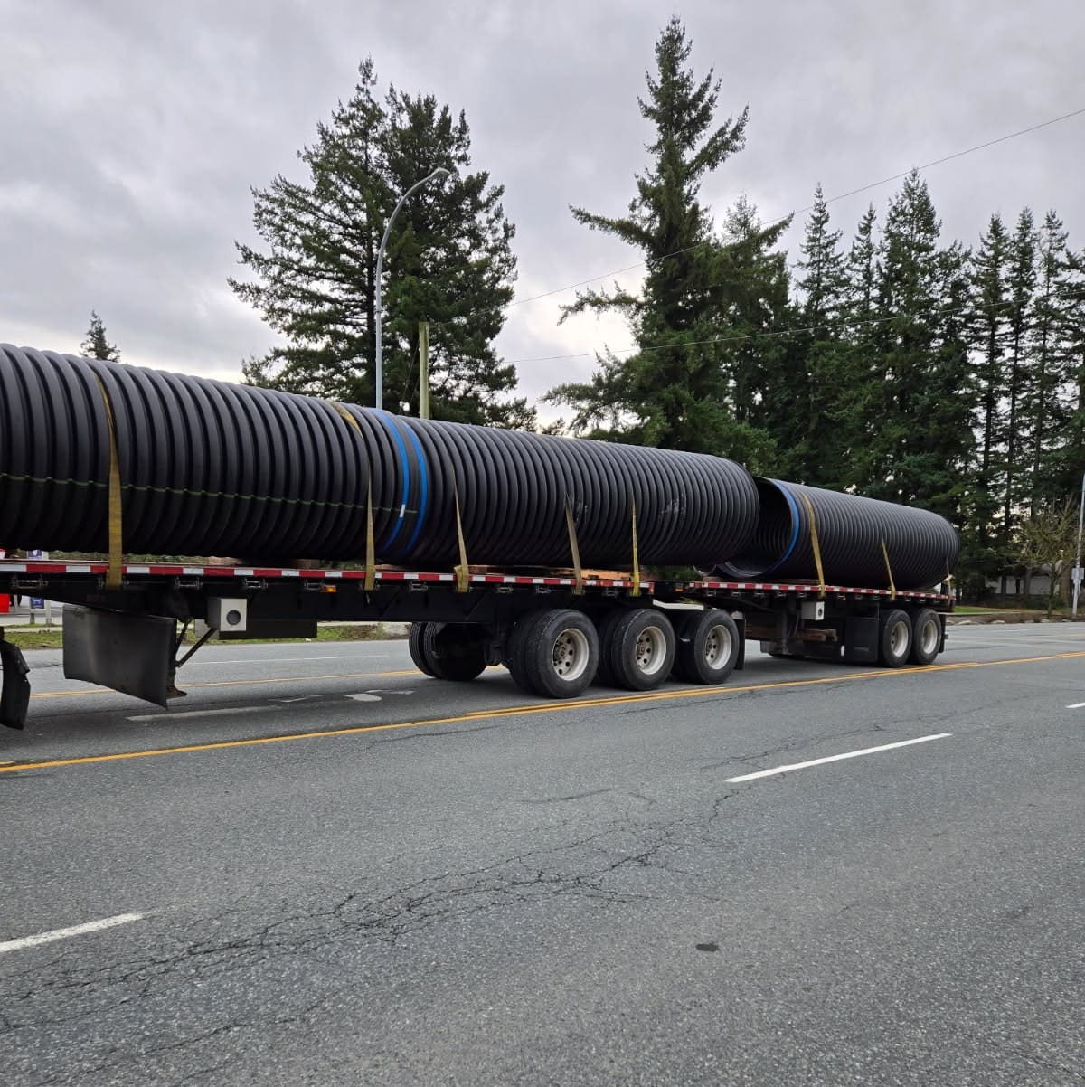 60 inch Corrugated HDPE delivery